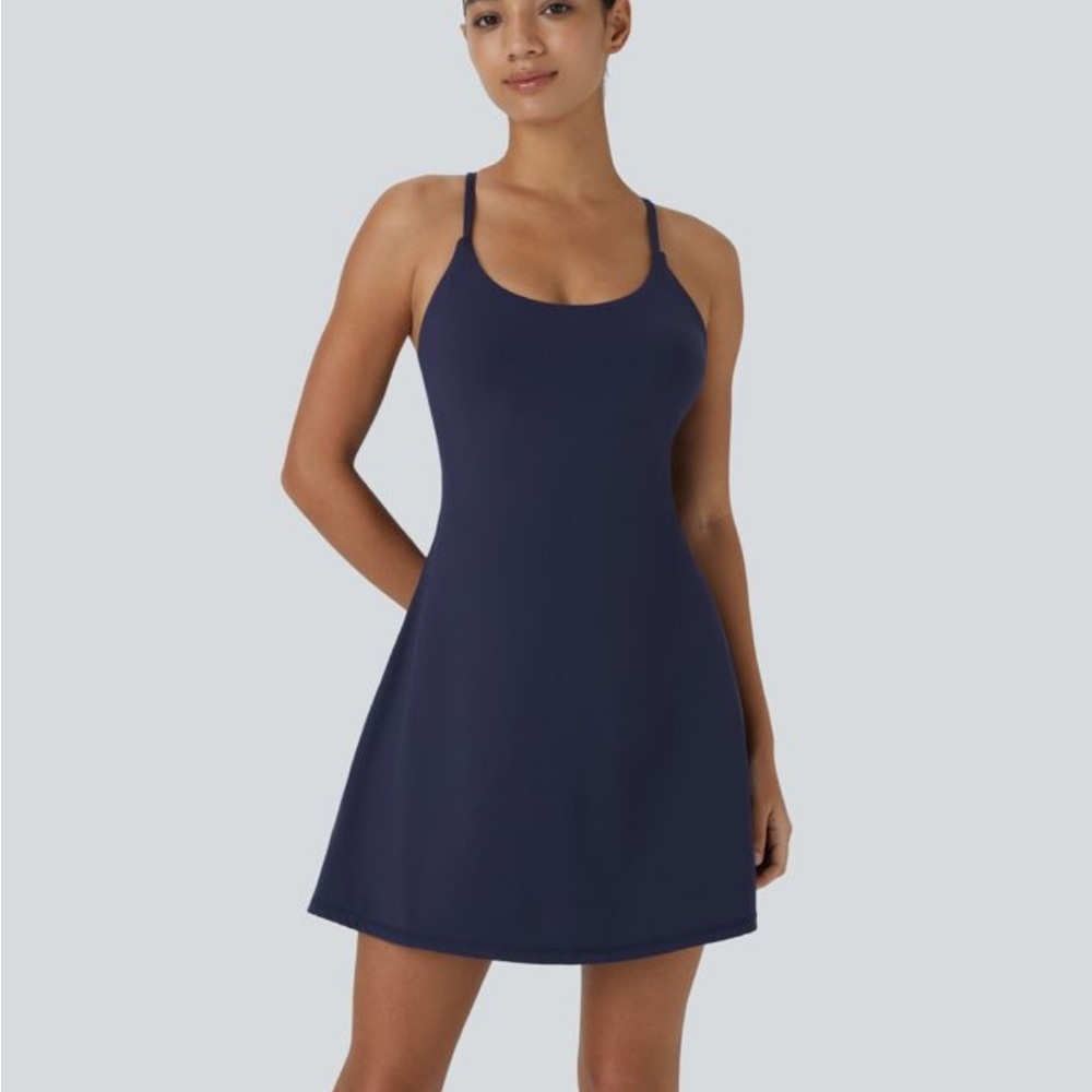 Navy Blue Women's Swim Dress